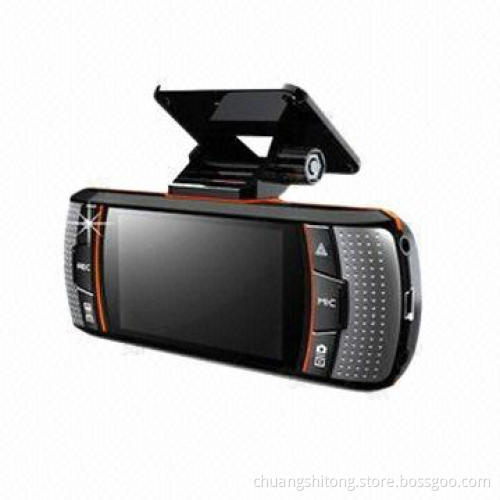 Portable 120° HD 720P Car DVR Recorder Camera with External Lens, Optional GPS
